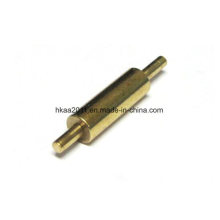 Custom CNC Machining Brass Shaft with Thread, Brass Pin Shaft